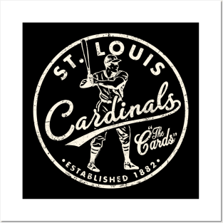 Vintage St. Louis Cardinals by Buck Tee Posters and Art